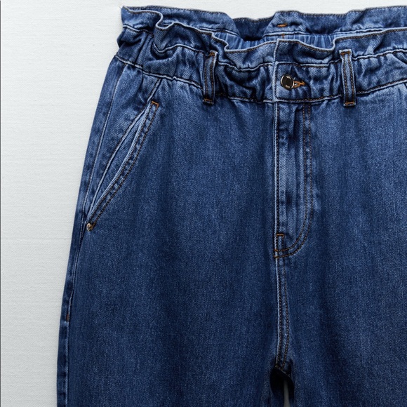 Zara Denim - Zara paper bag jeans